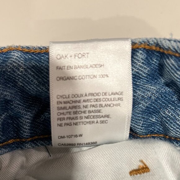 Oak & Fort Cropped High-Rise Pleated Jeans - Picture 10 of 10